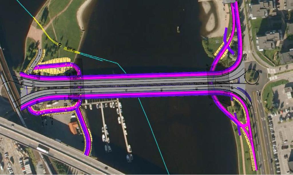 Trafikk og tilgjengelighet Hovedadkomst via ny Holmenbru Konsept for ny Holmenbru, vedtatt av bystyret 28.11.