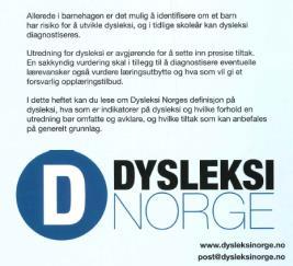 Neuroanatomical precursors of dyslexia identified from pre-reading through to age 11. Brain, 137(1), 313-311. doi:10.1093/brain/awu9 Helland, T. (007). Dyslexia at a behavioural and a cognitive level.