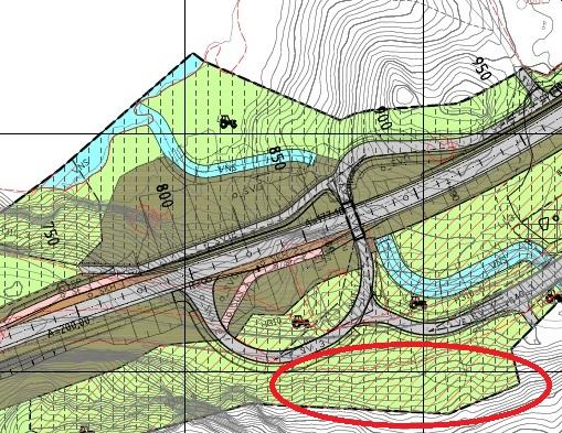 Justert plankart har derfor utvidet anleggsbeltet.