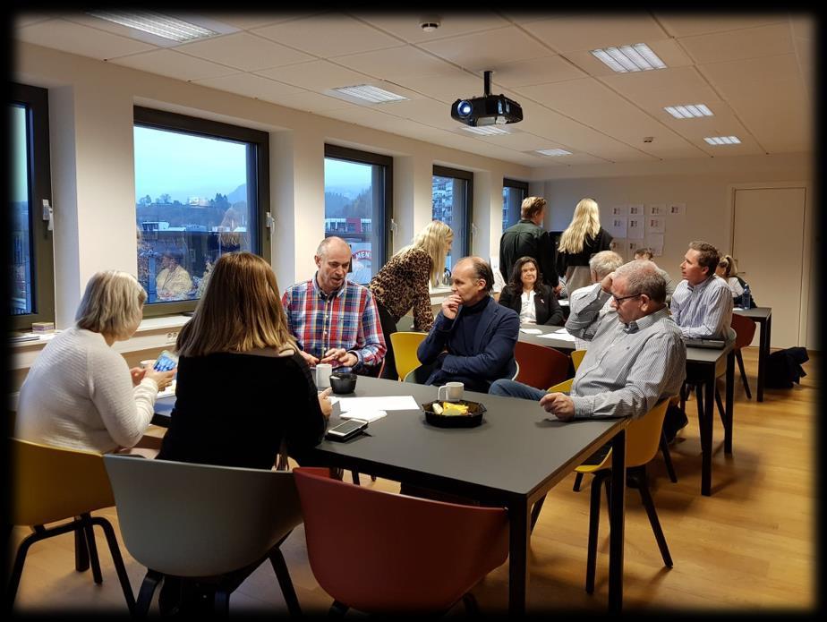 Strategiprosessen Ansatte på ideworkshop.