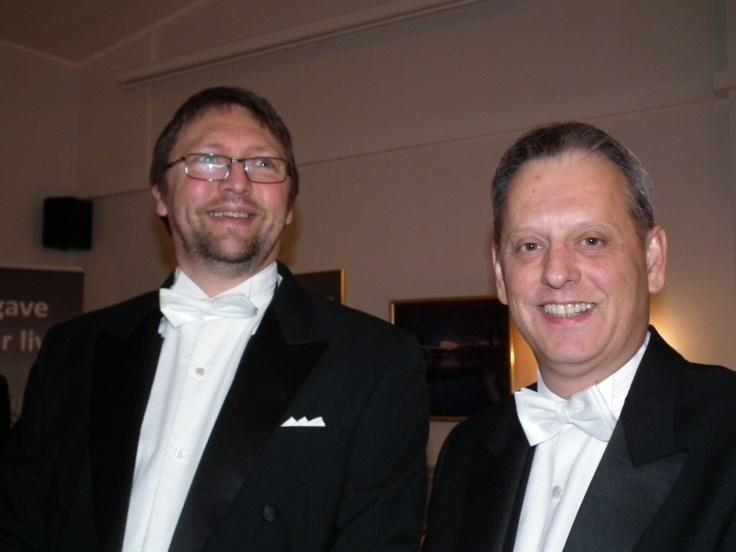 FORFREMMELSE Onsdag 20. september ble brødrene Tor Arne Ellingsen og Ove Brun Mathisen forfremmet til Den Høye Sannhets Grad i en fin seremoni ledet av vår nye Overmester Rune Angel Olsen.