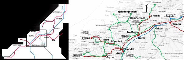 Denne analysen omfatter transmisjons- og 132 kv regionalnettet i den sør-vestre delen av Sør- Trøndelag og på Nordmøre, i perioden ca. 2020-2030.