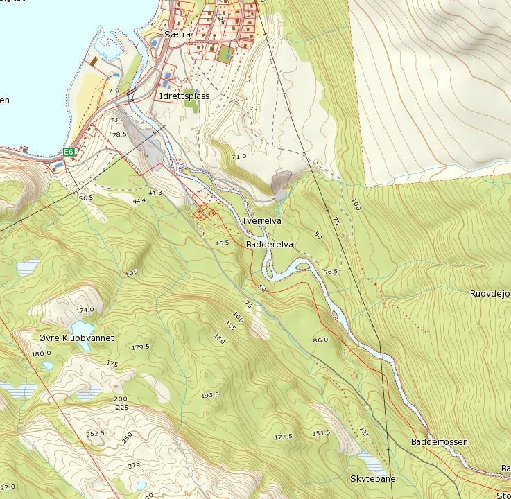 2,2 km. Det ble observert totalt 116 laks, fordelt på 63 smålaks, 33 mellomlaks og 2 storlaks (tabell 3). Det ble ikke registrert gytende laks, og de fleste laksene ble observert øverst i elva.