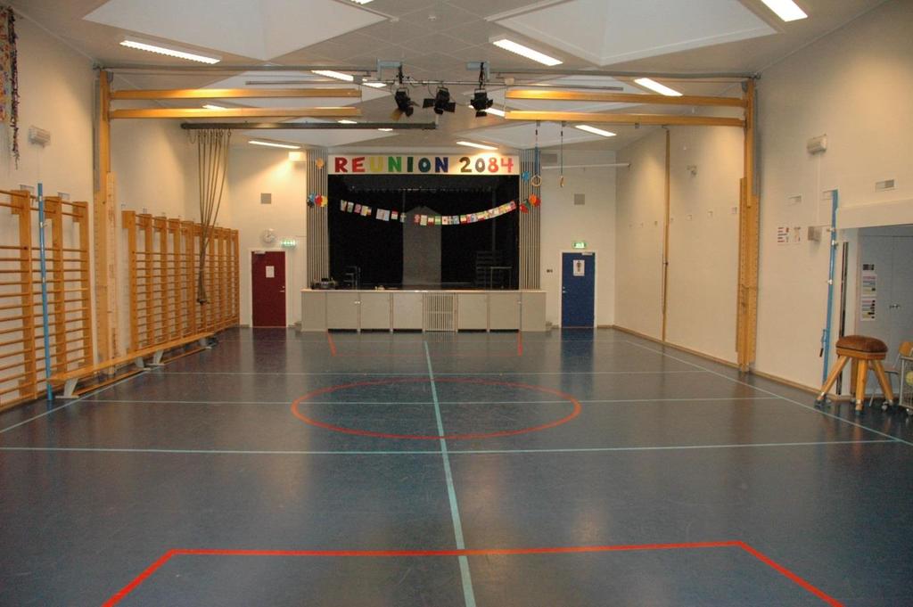 Rapport fra akustikkma ling Voksen skole, Gymsal Oslo Akershus musikkråd, rapport dato: 10.11.2014 Voksen skole ble bygget i 1958 og har ca. 550 elever.