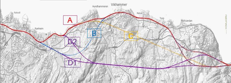 3 av 28 Sammendrag Bakgrunn Denne rapporten inneholder beregninger av prissatte konsekvenser som del av konsekvensutredning av jernbaneprosjektet dobbeltspor Trondheim-Stjørdal.