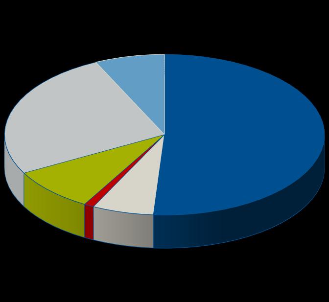 Forvaltningskapitalen fordelt på fondsgrupper: Størstedelen av forvaltningskapitalen er plassert i aksjefond (51%) 7 % Obligasjonsfond har