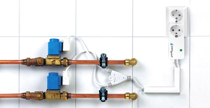 Den nye modellen (fra høst 2017) er utformet slik at øverste stikket i en dobbel stikkontakt ikke dekkes over. Ventilene som kobles opp mot adapteret er selvmosjonerende.