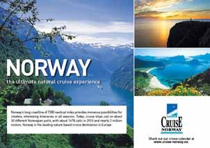 no Side 21 Cruise Norway AS`s News feed Cruise Norway AS abonnerer på et medieovervåkning system. Vi legger daglig ut nyheter fra bransjen under Newsfeed på www.cruise-norway.no. Dette er til stor verdi for våre samarbeidspartnere ved at de holder seg oppdatert på nasjonale og internasjonale nyheter.