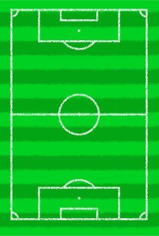 Overordnet 11èr-spillet (14-16 år) - Laget spiller i systemet 1-4-3-3.