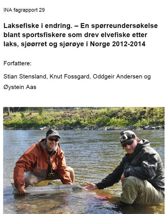 Studier av laksefiskere i Norge Kvaliteten på fiske (bestandsstatus, tilgang på vald etc.) påvirker deltagelsen sterkest, men også reguleringer (kvoter etc.