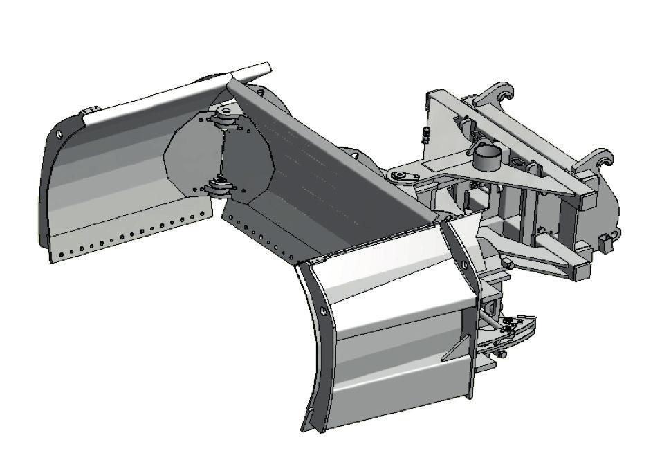 4. BESKRIVELSE AV HSV SNØSKJÆRET HSV snøskjærets er konstruert og utviklet for montering på hjullaster som bæremaskin.
