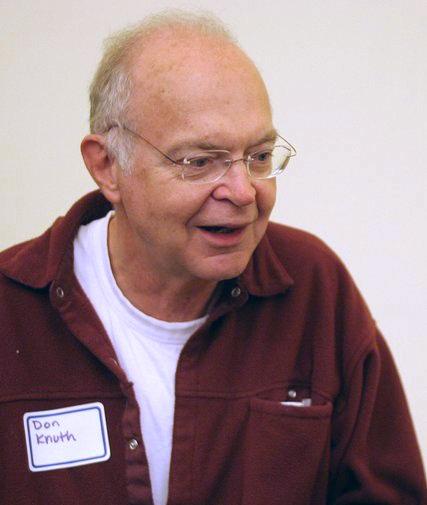 Donald Knuth, TEXs far Foto: