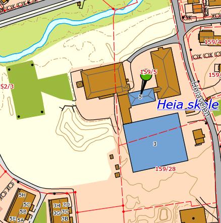 Oppdragsnr.: 176 Dokumentnr.: 1 Versjon: Heia skole Fysisk læringsmiljø, arealbruk og funksjonell egnethet Heia skole er en 1-7 skole og har i skoleåret 017-18, 70 elever.