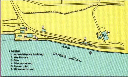 Fig. 6 Portul actual Corabia Dispozitie generala Sursa: http://www.apdf.ro/corabia.