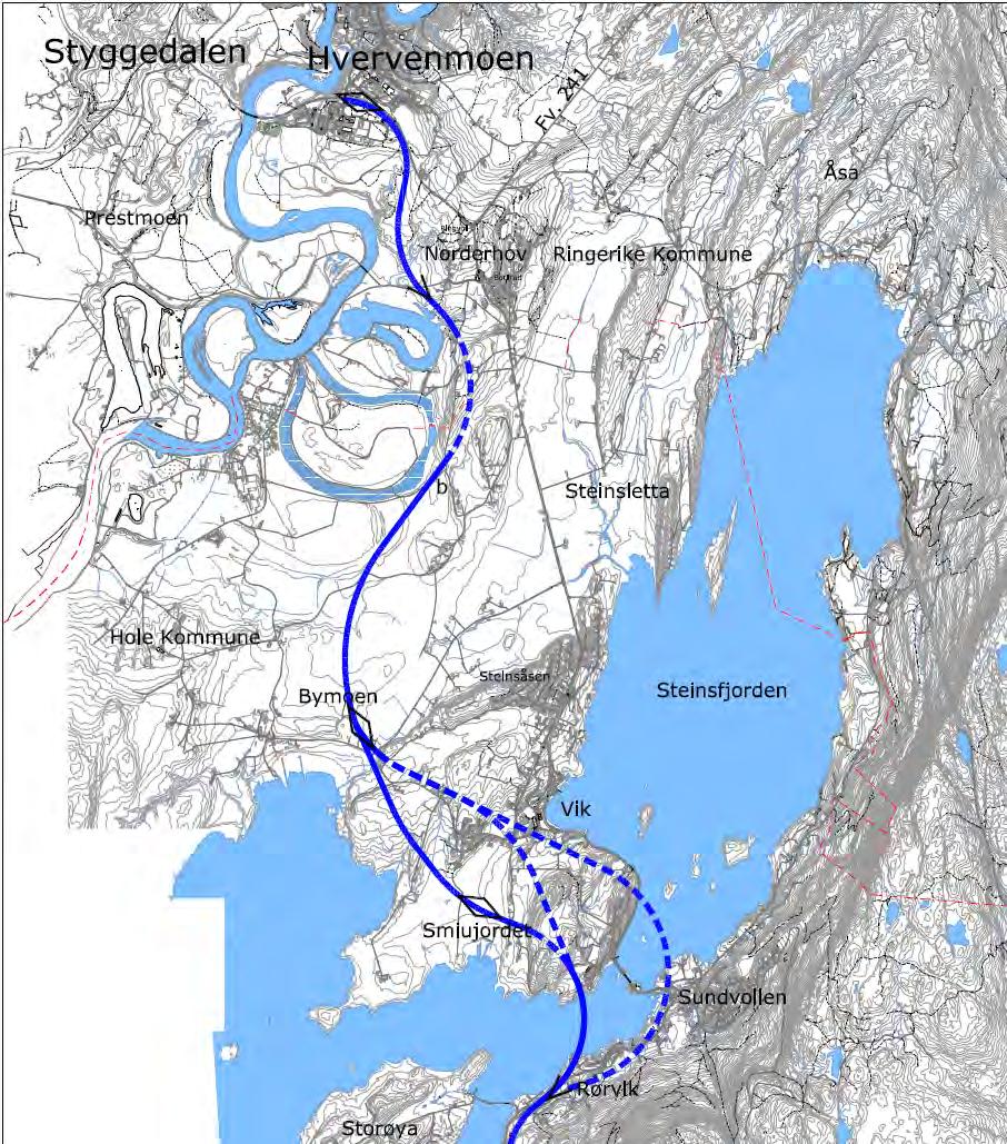 Blå korridor Trafikktall 2043