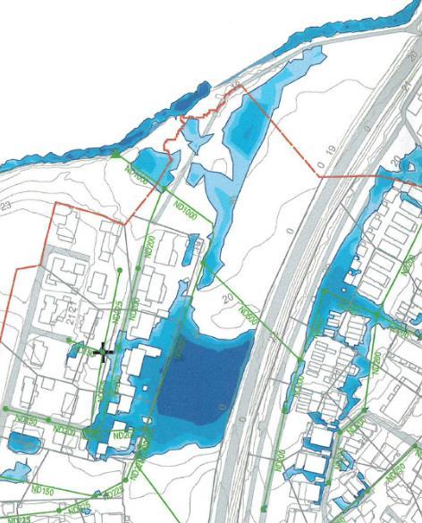 trafikkstøy, da bygningskroppene i seg selv vil fungere som en støyskjerm for hager på vestsiden av bebyggelsen. Iht.