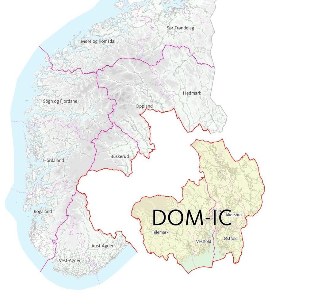 Regional modell for personreiser, lokalt fokus DOM er i Norge i dag: DOM Tromsø Dom Salten DOM Harstad DOM Nidaros DOM Kvivsvegen DOM