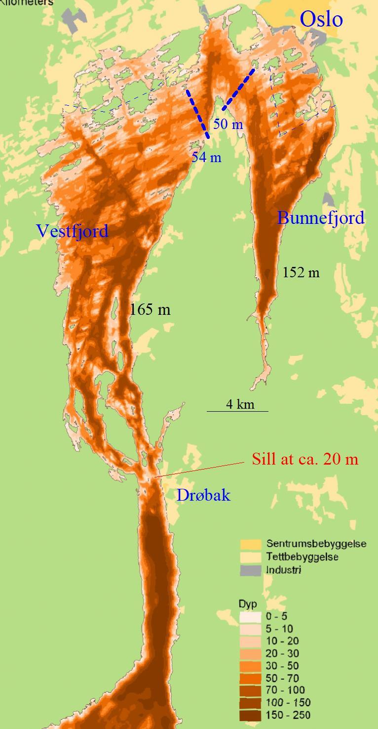 Oslofjorden- en innelukket og sårbar resipient Vestfjorden