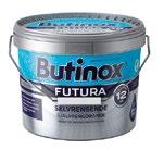 Soft Look og Butinox Futura Dør og Vindu Maling, Butinox Futura Selvrensende og Butinox Futura