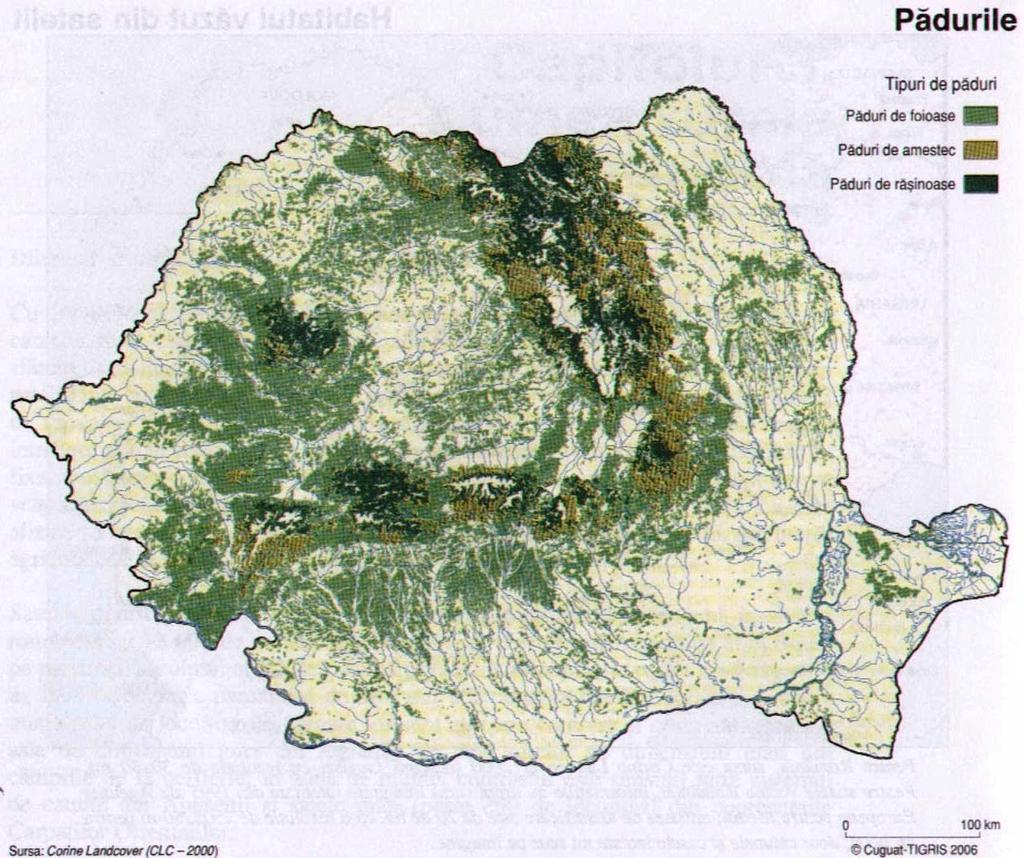 sarmativ. Flora şi fauna sunt sărace ca număr de specii, dar bogate ca număr de indivizi. Harta 2.1.11.