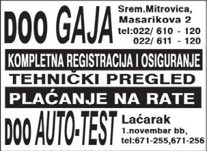 го диште без ула га ња, Тел:064/441-2370 - Про да јем ауто мо бил Da e woo Еспе ро, го ди на про из вод ње 1997, у фу лу, ре гистро ван, у екс тра ста њу, це на по до гово ру, по вољ но.