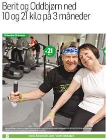 Etter at ekteparet Berit og Oddbjørn Sostad gikk ned henhodsvis 10 og 21 kio i 2011, har de fortsatt å trene regemessig på Drammen EasyLife Senter.