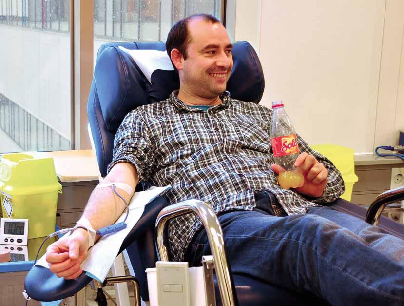 FAG Aktuelt Johannes Rekkedal (37): Jeg har vært blodgiver i to år og gir blod for fjerde gang.