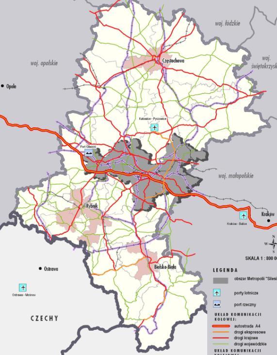 Silesia Province [%] area
