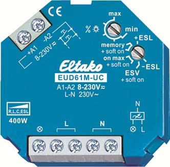 Elnr 1438881 EUD61M UC ELD61/12 36VDC Lav volt dimmer