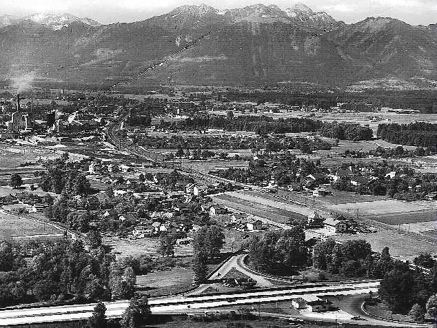 Von Nord, 1954 Gemeindearchiv Raubling Ansichten