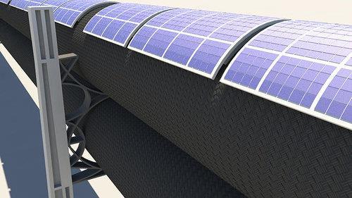 Solpanel aktuelt ifm Hyperloop i Norge? Til tross for både regn og kulde fungerer solceller godt i Norge, viser forsøk i klimalab.