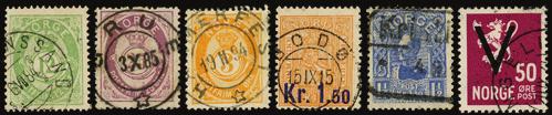 I perioden 1909/1925 mangler 11 merker etter fortrykk, men bl.a. postfriske NK, 102a, 108, 120-25 samt andre mellomgode. Fra 1925/2012 mangler det kun to billige merker på å være komplett.
