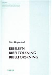 Last ned Bibelsyn - bibeltolkning - bibelforskning - Olav Hognestad Last ned Forfatter: Olav Hognestad ISBN: 9788251916554 Antall sider: 117 Format: PDF Filstørrelse:32.