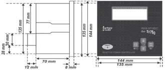 Glavne funkcije LCD pokaznik s 4 retka i 2 znakova po retku Ručni/utoatski rad Područje postavljanja: cos,8ind-,8kap Projenjiva zaštita od pregrijavanja