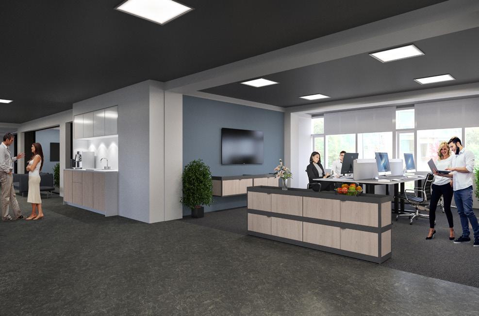 Kontorene Kontor Arealtabell Kontorarealene er lyse og innbydende med en helhetlig og kvalitetsbevisst utførelse.