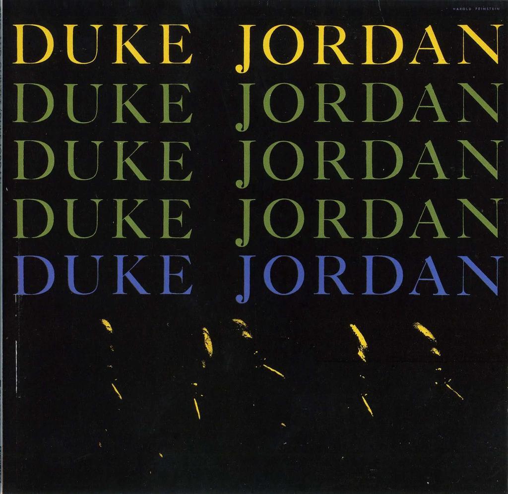Jordan, Duke: Trio & Quintet