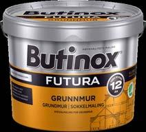 Faktisk gir Butinox Futura 12 års skriftlig garanti på farge og glans.