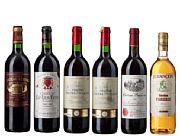 6 x Miks fransk vin (5 x 1990- talls Bordeaux, 1 x Jurancon) Vurdering: 1 000 NOK Antall 6 Objektnr.