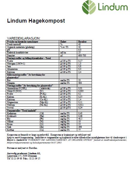 prosessene Hygienisering, stabilitet, spiretester 2017 Omsatt ca