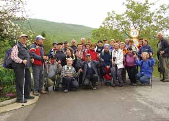 DRU TVO UPOKOJENCEV Slavnik (1028 m) Pravijo, da se o vremenu pogovarjamo takrat, ko nam zmanjka drugih tem, toda za nas je bilo v torek vreme kljub vsemu na prvem mestu.