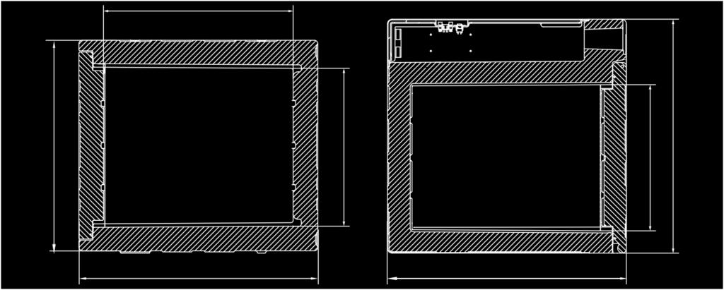 x 1,000 mm 1,020 x 1,000 x 1,000 mm 1,020 x 1,000 x 1,000 mm * PU = vegg skumisolasjon med polyuretan fast skum (K < 0.