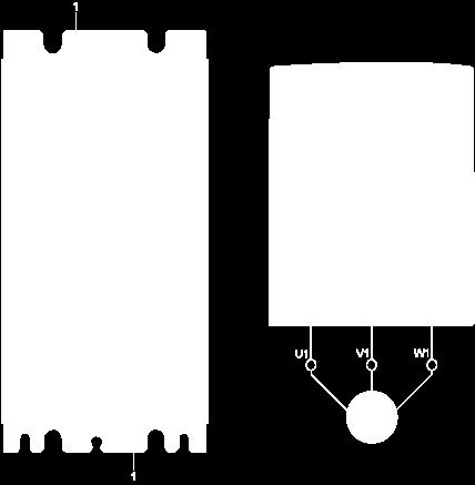 6 in. Power connections, minimum required wiring section IEC cable mm² (Cu 70 C/158 F) (1) UL cable AWG (Cu 75 C/167 F) (1) 16 4