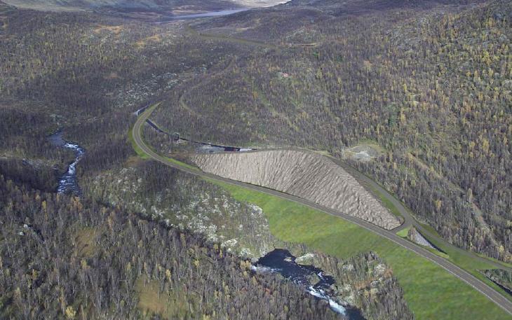 arealkrevjande Midlertidig lagring