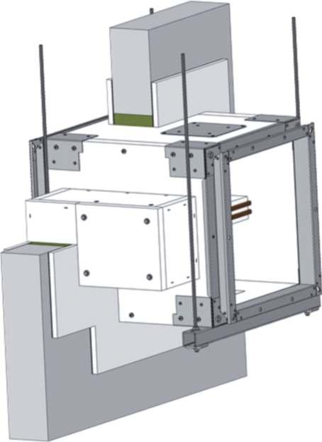 Cover of actuating mechanism has to be removable after installation Position: 1 Damper SEDM 2 Solid wall construction 3 Mineral stone wool, density 140 kg/m 4 Fire protection mastic, thickness 1 mm 5