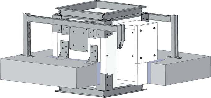 Cover of actuating mechanism has to be removable after installation Position: Dimension A Number ZA Dimension B Number ZB A 560 1 B 560 1 560 < A 900 2