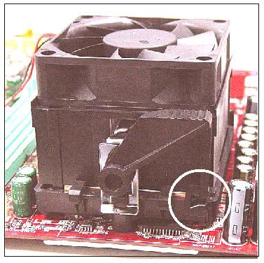 Mikroprocesori podnožja za mikroprocesor postoji ugraen NTC otpornik (otpornik sa negativnim temperaturskim koeficijentom) koji se može iskoristiti za merenje temperature kuišta mikroprocesora.