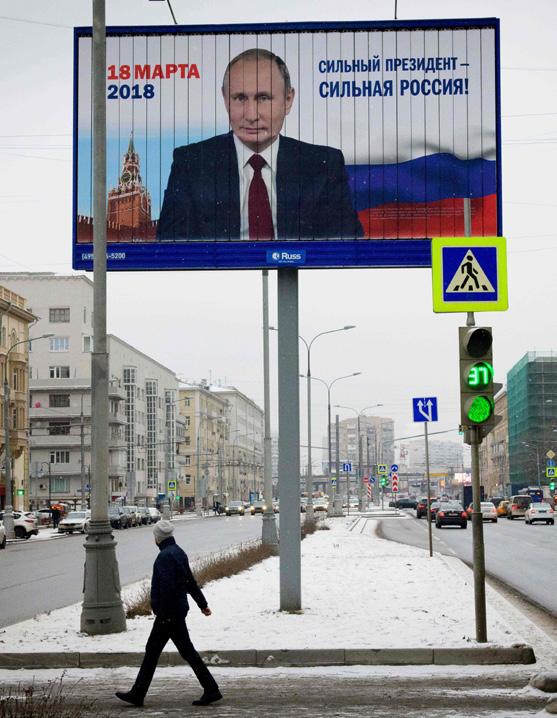 RUSSLAND INNENRIKS Moskva, 12. februar 2018. Mangel på diversifisering gjør at russisk økonomi forblir svært avhengig av petroleum.