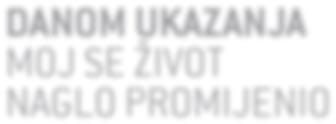 Svjedoci: Časna sestra franjevka Marina Ivanković DANOM UKAZANJA MOJ SE ŽIVOT NAGLO PROMIJENIO Razgovarala Vedrana Vidović Koncem kolovoza 1981. osjetila sam neki nemir u sebi.