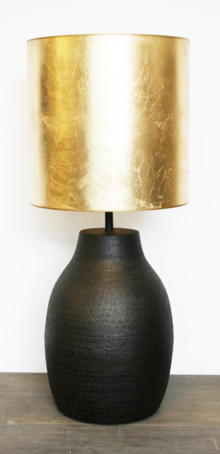 Goa bordlampe i dark brown Skjerm