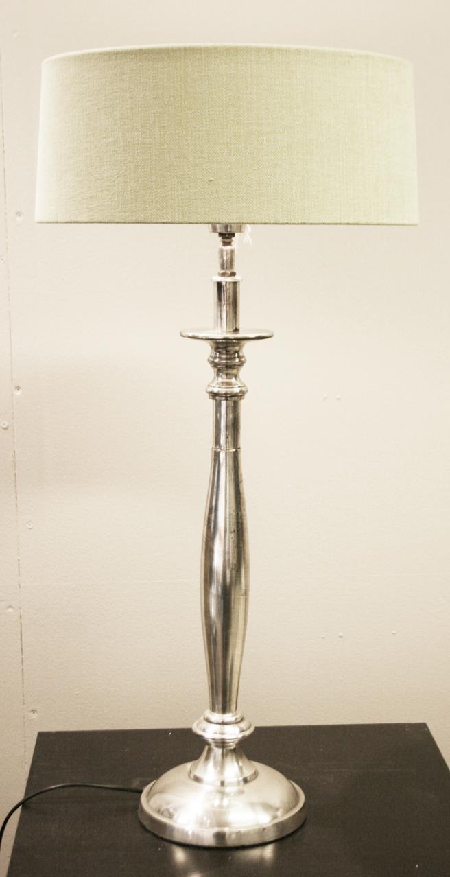 Gina bordlampe i tinn frg Skjerm x-lav 35cm i